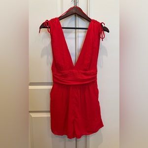 NWT Red Romper